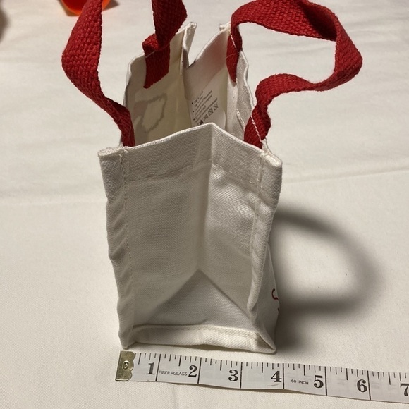 Christmas Cloth Gift Bag “Santa Paws” NWOT - Picture 6 of 6